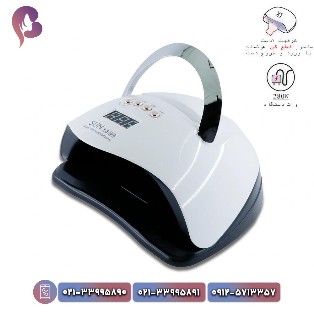 5382.jpg دستگاه یووی ال ای دی (LED-UV) کاشت ناخن سان مدل SUN X6Max